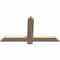 Ekena Millwork Eugene Smooth Timber Gable Bracket, Douglas Fir, 36"W x 19"H x 1 1/2"D x 3 1/2"F, 13/12 Pitch GBW036X19X0204EUG00SDF - alternate 4